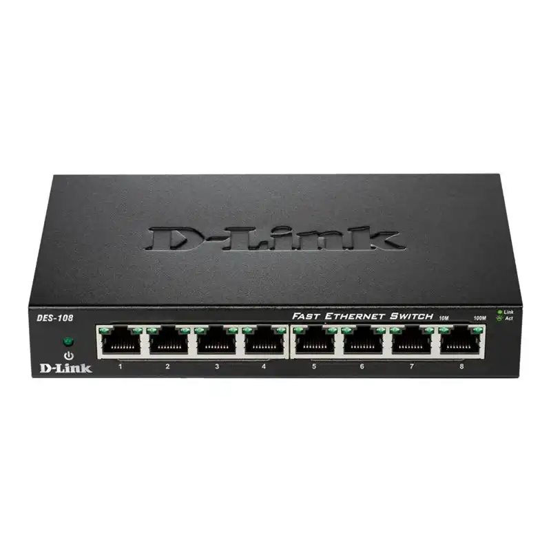 D-Link DES 108 - Commutateur - 8 x 10 - 100 - de bureau (DES-108)_1